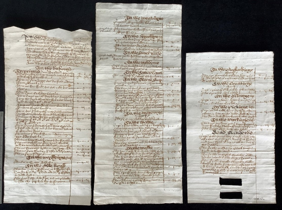 The repair of the documents completed - front image