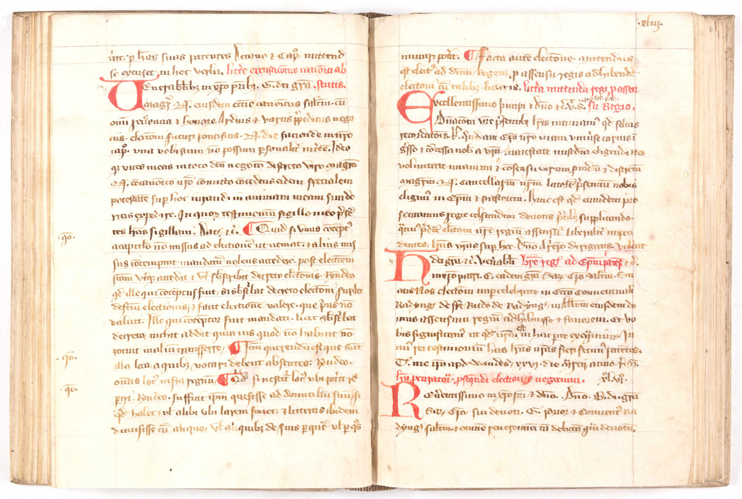 Volume with handwritten Latin text from c.1340s.